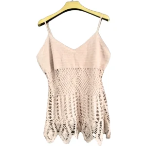 Thin strap Cream Blouse