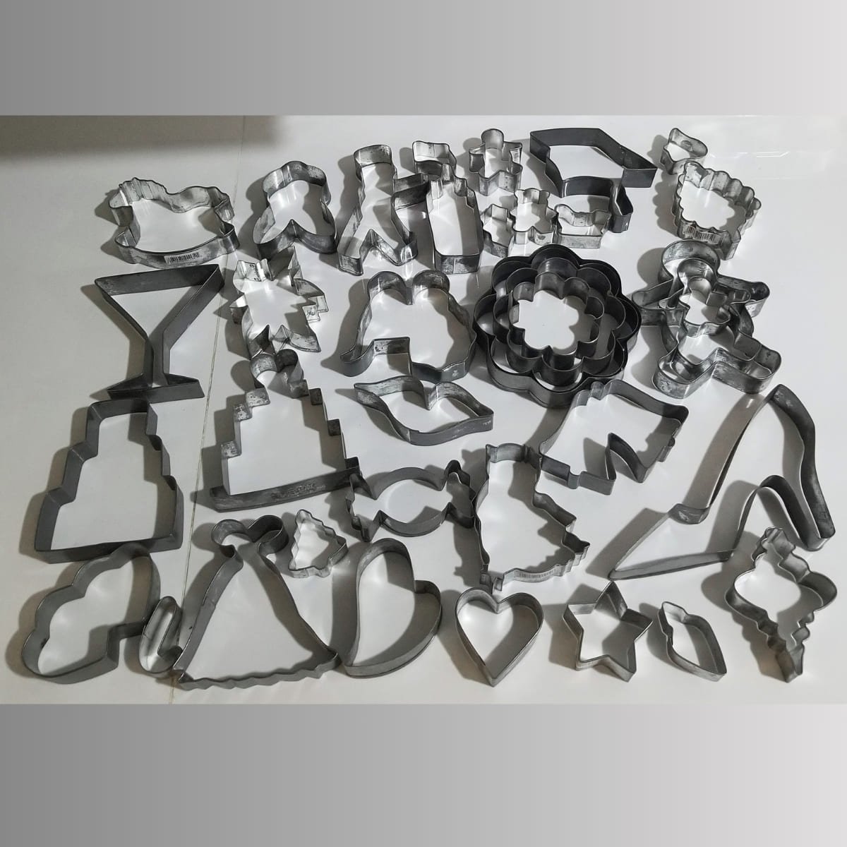 Various Shaped Metal Cookie Cutters